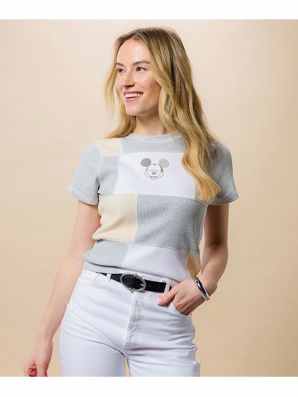 Her Universe Short Sleeve with Mickey patch - Disney NWT - L
